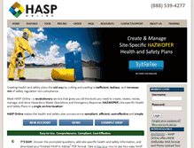 Tablet Screenshot of hasponline.com